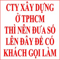 CÔNG TY XÂY DỰNG Ở TPHCM