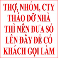 DỊCH VỤ PHÁ DỠ NHÀ