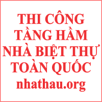 THI CÔNG TẦNG HẦM NHÀ BIỆT THỰ