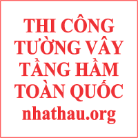 THI CÔNG TƯỜNG VÂY TẦNG HẦM