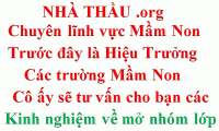 TƯ VẤN MỞ LỚP MẦM NON